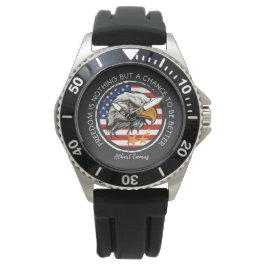 Pas uw Amerikaans Eagle-ontwerp aan Horloge