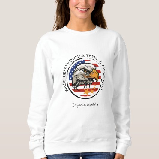 Pas uw Amerikaans Eagle-ontwerp aan Trui (Voorkant)