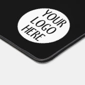 Pas uw Black White bedrijf logo slogan aan Bureaumat (Hoek)