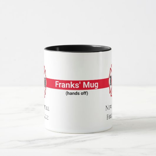 Pas uw brandweerafdeling aan mok (Midden)