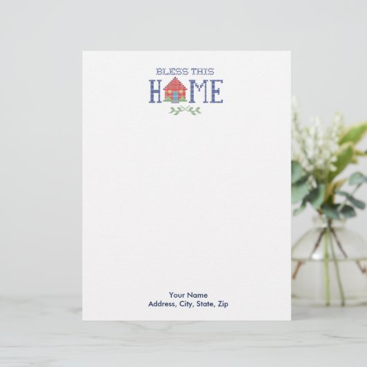 Pas uw briefhoofd aan (Staand voorkant)