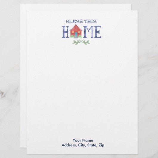 Pas uw briefhoofd aan (Voorkant / Achterkant)