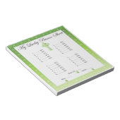 Pas uw Bunco-blad/Kaart aan Notitieblok (Schuin)