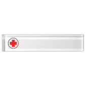 pas uw bureaunaamplaat aan naambordje (Voorkant)