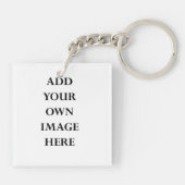 pas uw dubbelzijdige sleutelhanger aan (Achterkant)