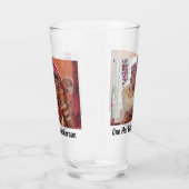 Pas uw eigen | 2 foto's | Aangepaste naam | Tekst Glas (Rechts)