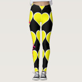 Pas uw eigen aangepast Yoga-verouderend ontwerp aa Leggings (Voorkant)
