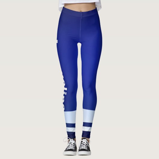 Pas uw eigen aangepaste Yoga-Leggings aan Leggings (Voorkant)