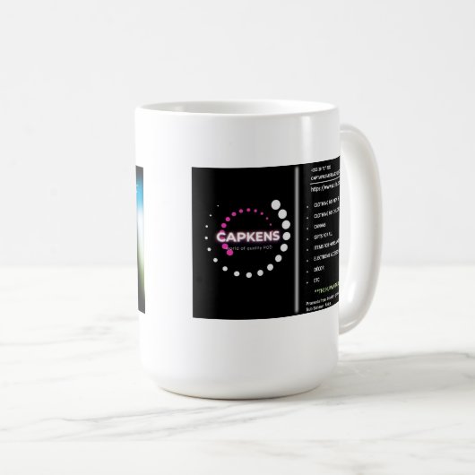 Pas uw eigen Afbeelding aan Koffiemok (Voorkant rechts)