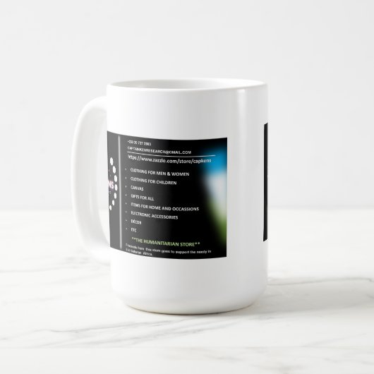 Pas uw eigen Afbeelding aan Koffiemok (Voorkant links)