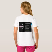 Pas uw eigen Afbeelding aan T-shirt (Achterkant volledig)