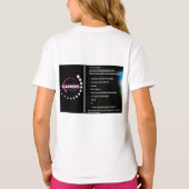 Pas uw eigen Afbeelding aan T-shirt (Achterkant)