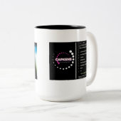 Pas uw eigen Afbeelding aan Tweekleurige Koffiemok (Voorkant rechts)