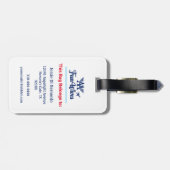 Pas uw eigen Bagagelabel aan als de Logo van de Wo (Achterkant horizontaal)