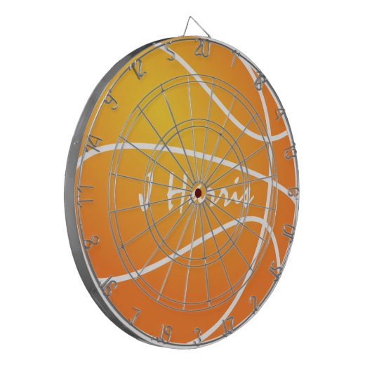 Pas uw eigen Basketball aan Dartbord (Voorkant Links)