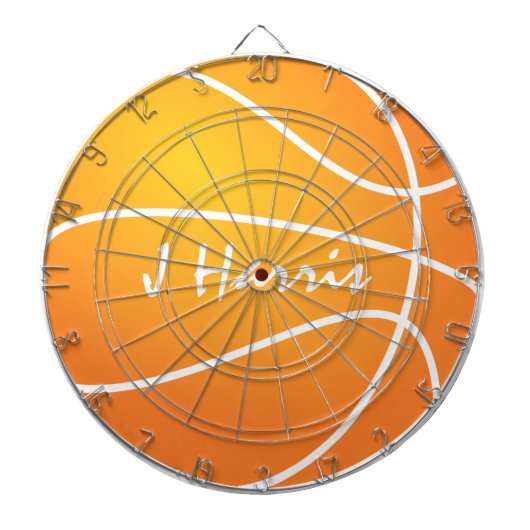 Pas uw eigen Basketball aan Dartbord (Voorkant)