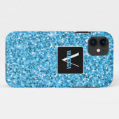 Pas uw eigen blauw aan Case-Mate iPhone case (Achterkant (horizontaal))