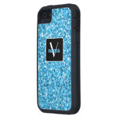 Pas uw eigen blauw aan Case-Mate iPhone case (Achterkant Links)