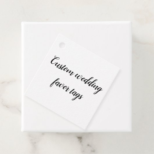 Pas uw eigen bruiloft aan bedankjes labels (In situ)