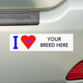 PAS UW EIGEN BUMPERSTICKER AAN (Op auto)