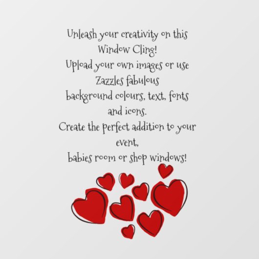 Pas Uw Eigen Decal of Venster Cling aan (Vel)