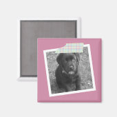 Pas uw eigen gepersonaliseerde foto aan magneet (Voorkant / Achterkant)