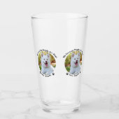 Pas uw eigen gepersonaliseerde foto en naam aan op glas (Voorkant)