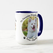 Pas uw eigen gepersonaliseerde foto en naam aan op mok (Voorkant rechts)