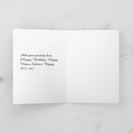 Pas uw eigen gevouwen Wenskaart aan en ontwerp dez Kaart (Binnen)