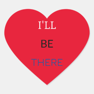 Pas uw eigen hart sticker