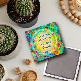 Pas uw eigen Inspirivity Floral aan Magneet
