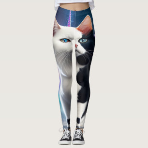 Pas uw eigen kat aan die een onicorn Yoga uitdraag Leggings