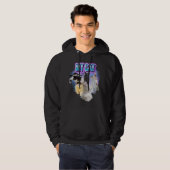 Pas uw eigen kat bootleg 90's stijl 5 foto hoodie (Voorkant volledig)
