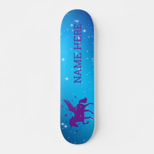 Pas uw eigen kleurrijke, magische Unicorn aan Persoonlijk Skateboard