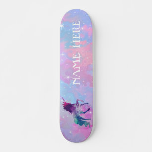 Pas uw eigen kleurrijke, magische Unicorn aan Persoonlijk Skateboard