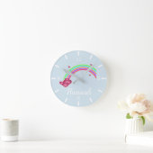 Pas uw eigen kleurrijke regenboog aan ronde klok (Huis)