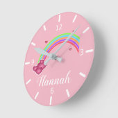 Pas uw eigen kleurrijke regenboog aan ronde klok (Hoek)