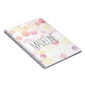 Pas uw eigen kleurrijke waterverf aan notitieboek (Rechterzijde)