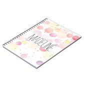 Pas uw eigen kleurrijke waterverf aan notitieboek (Linkerzijde)