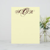 Pas uw eigen monogram-kantoorbenodigdheden aan (Staand voorkant)