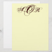 Pas uw eigen monogram-kantoorbenodigdheden aan (Voorkant / Achterkant)