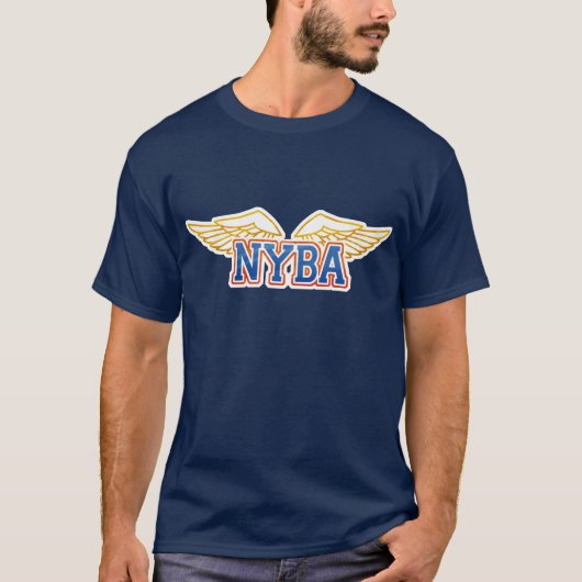Pas uw eigen NYBA-Logo Lightwood 89-kleding aan T-shirt (Voorkant)