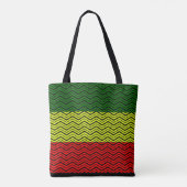 Pas uw eigen ontwerp aan - RASTA-ontwerp Tote Bag (Achterkant)