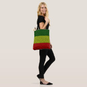 Pas uw eigen ontwerp aan - RASTA-ontwerp Tote Bag (Op model)