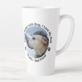 Pas uw eigen, op maat gemaakte ontwerpfoto aan latte mok (Rechts)