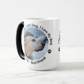 Pas uw eigen, op maat gemaakte ontwerpfoto aan magische mok (Voorkant links)