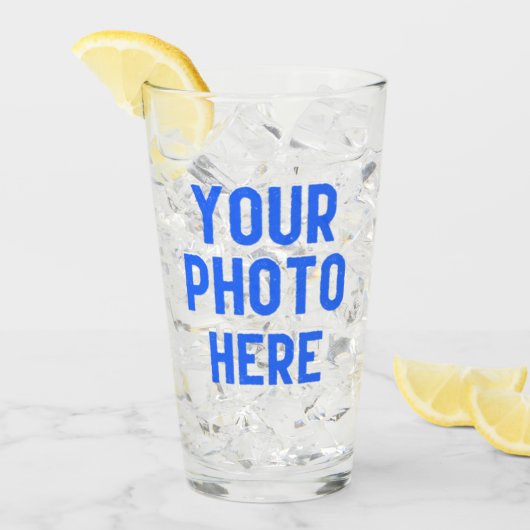 Pas uw eigen plukglas aan glas (Voorkant ijs)