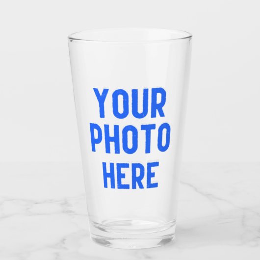 Pas uw eigen plukglas aan glas (Voorkant)