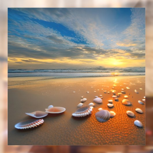 Pas uw eigen prachtige, heldere zeehondenstoelen a raamsticker (Vel 2)