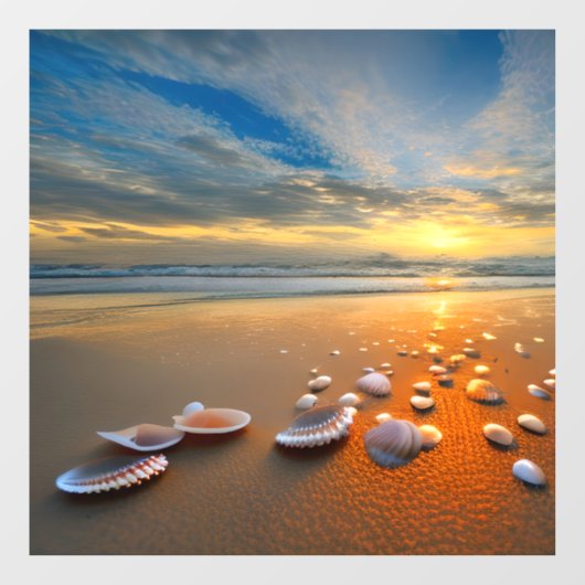 Pas uw eigen prachtige, heldere zeehondenstoelen a raamsticker (Vel)